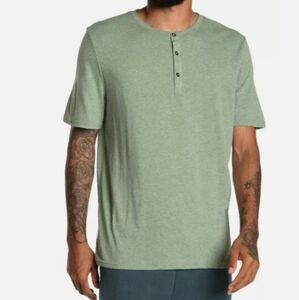 Threads 4 Thought Triblend Short Sleeve Henley T-Shirt Men's Size XL Col…
